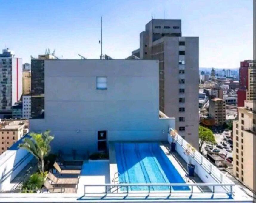 Studio Flex Com Garagem E Piscina No Centro De Sp Сан-Паулу Екстер'єр фото